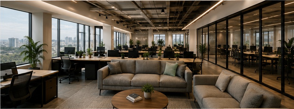 Modern commercial office interior