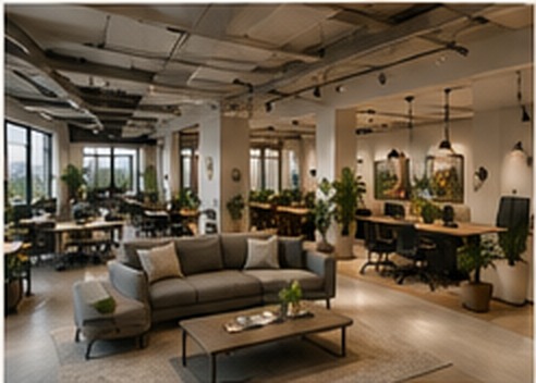 Modern Collaborative Office — conceptual design study