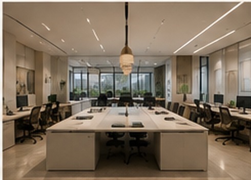 Minimal Corporate Office — conceptual design study